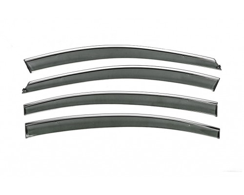 Ветровики с хромом Niken Luxury (SD, 4 шт) для Chevrolet Cruze 2009-2015 гг