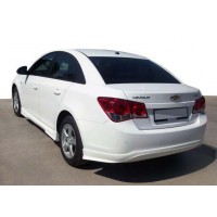 Накладка на задній бампер SD (Meliset, під фарбування) Chevrolet Cruze 2009-2015