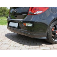 Накладка на задній бампер HB (Meliset, під фарбування) Chevrolet Cruze 2009-2015