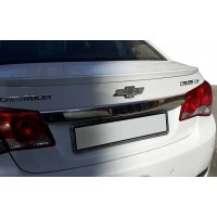 Накладка над номером (нерж) Carmos - Турецька сталь для Chevrolet Cruze 2009+