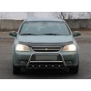 Передня дуга WT003 (42мм, нерж.) для Chevrolet Lacetti