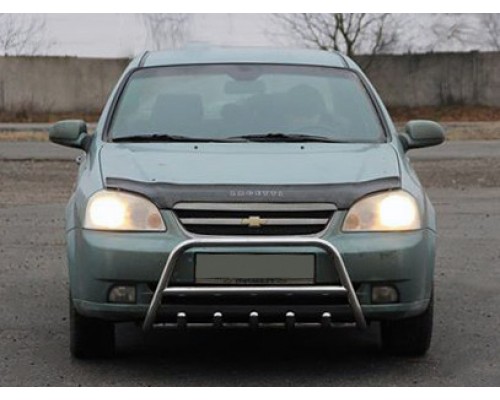 Передня дуга WT003 (42мм, нерж.) для Chevrolet Lacetti