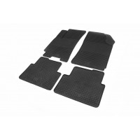 Резиновые коврики (4 шт, Polytep) для Chevrolet Lanos