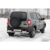 Задня дуга AK015 (нерж.) для Chevrolet Niva
