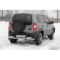 Задня дуга AK015 (нерж.) для Chevrolet Niva