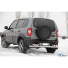 Задня дуга AK015 (нерж.) для Chevrolet Niva