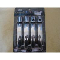 Накладки на ручки (4 шт) Carmos, Турецкая сталь для Chevrolet Orlando 2010+