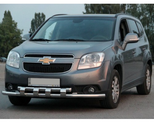 Передній захист ST015 (нерж) для Chevrolet Orlando 2010+
