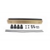Перемычки на обычные рейлинги под ключ Bold Bar Lite V1 (2 шт) Черные для Chrysler Voyager 2001-2007 гг.