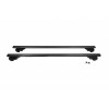 Перемычки на обычные рейлинги под ключ Bold Bar Lite V1 (2 шт) Черные для Chrysler Voyager 2001-2007 гг.