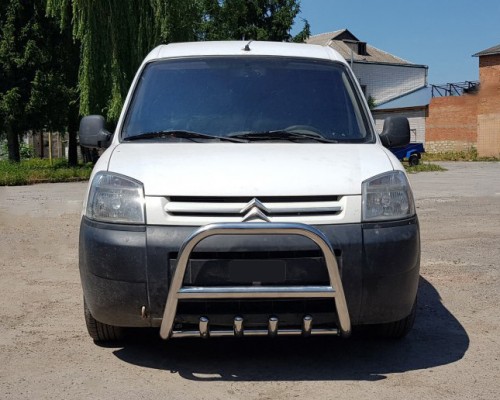 Кенгурятник WT003 нерж.) 60мм для Citroen Berlingo 1996-2008