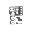 Накладки на панель (2002-2008) Дерево для Citroen Berlingo 1996-2008 - 52366-11