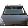 Козырек на лобовое стекло (черный глянец, 5мм) для Citroen Berlingo 2008-2018 - 63500-11