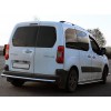 Задній захист AK002 (нерж.) 51 мм для Citroen Berlingo 2008-2018