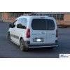Задній захист AK002 (нерж.) 51 мм для Citroen Berlingo 2008-2018