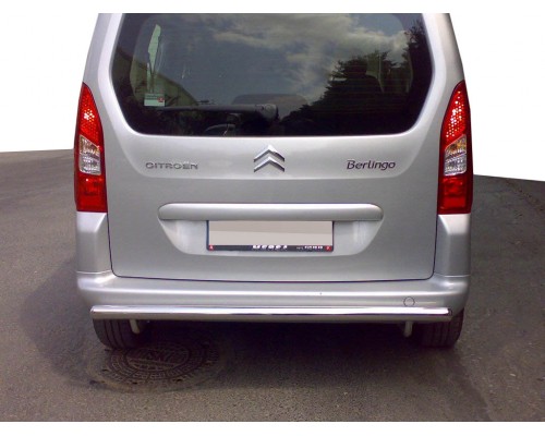 Задній захист AK002 (нерж.) 51 мм для Citroen Berlingo 2008-2018