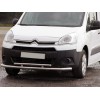 Передній захист ST016 (нерж.) 60/42 мм для Citroen Berlingo 2008-2018