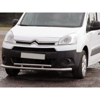 Передній захист ST016 (нерж.) 60/42 мм для Citroen Berlingo 2008-2018