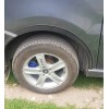 Накладки на арки (4 шт, чорні) 1 бічні двері, Метал для Citroen Berlingo 2008-2018
