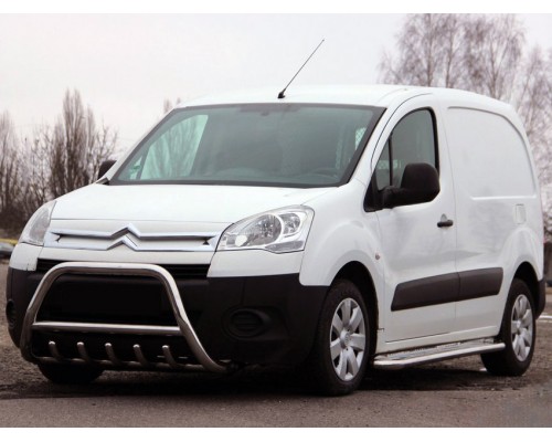 Кенгурятник WT003 (нерж.) 51 мм для Citroen Berlingo 2008-2018