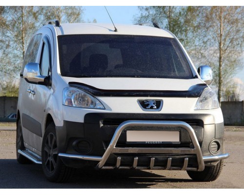 Кенгурятник WT003-Plus (нерж.) 51 мм для Citroen Berlingo 2008-2018