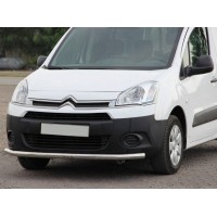Передній захист ST008 (нерж.) 70 мм для Citroen Berlingo 2008-2018