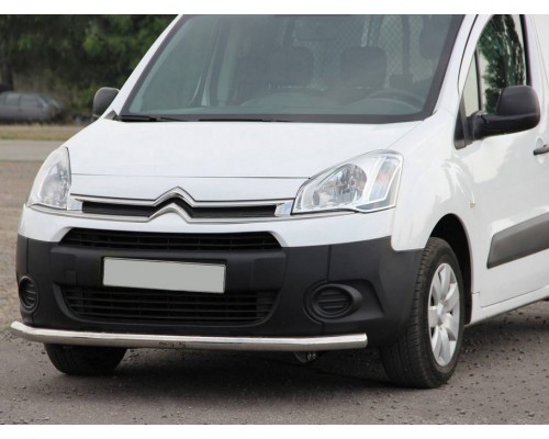 Передній захист ST008 (нерж.) 70 мм для Citroen Berlingo 2008-2018