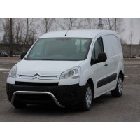 Кенгурятник WT007 (нерж.) для Citroen Berlingo 2008-2018