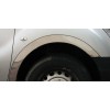 Накладки на арки (4 шт, нерж) XTR, 2 боковые двери, нержавейка для Citroen Berlingo 2008-2018 - 60998-11