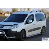 Бічні пороги Premium (2 шт., нерж.) d60 для Citroen Berlingo 2008-2018 - 49579-11