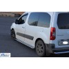 Бічні пороги Premium (2 шт., нерж.) d60 для Citroen Berlingo 2008-2018 - 49579-11