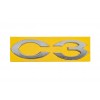 Надпись C3 (113мм на 30мм) для Citroen C-4 2005-2010