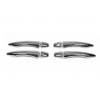 Накладки на ручки (4 шт, нерж.) OmsaLine - Італійська нержавіюча сталь для Citroen C-3 2010-2017 - 56947-11