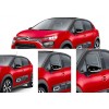 Накладки на зеркала BMW-Style (2017-2021, 2 шт) для Citroen C-3