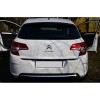 Накладка на кромку багажника (нерж.) OmsaLine - Итальянская нержавейка для Citroen C-4 2010-2018 гг