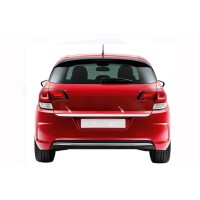 Накладка на кромку багажника (нерж.) OmsaLine - Итальянская нержавейка для Citroen C-4 2010-2018 гг