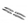 Накладки на ручки (4 шт, нерж.) Carmos - Турецкая сталь для Citroen C-4 2010+ - 56952-11