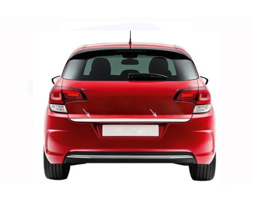 Накладка на кромку багажника (нерж.) Кромка багажника (нерж.) для Citroen C-4 2010-2018 гг
