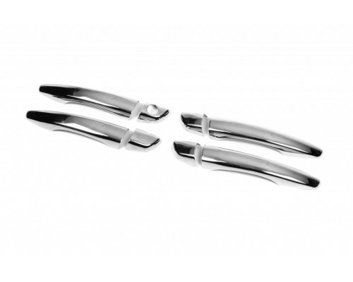 Накладки на ручки (4 шт, нерж) для Citroen C4 Aircross - 59308-11