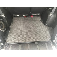 Коврик багажника (EVA, полиуретановый, черный) 7-местный С сабвуфером для Citroen C-Crosser