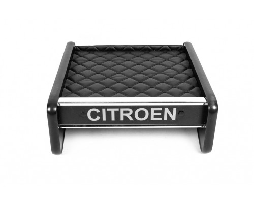 Полка на панель 2000-2005 (Черная с черной нитью) для Citroen Jumper