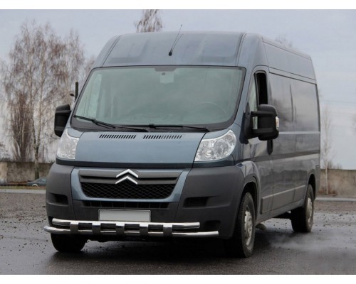 Передня дуга ST015 (нерж.) для Citroen Jumper 2007+ та 2014+