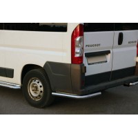 Задні куточки AK003 (2 шт, нерж) для Citroen Jumper 2007+ та 2014+
