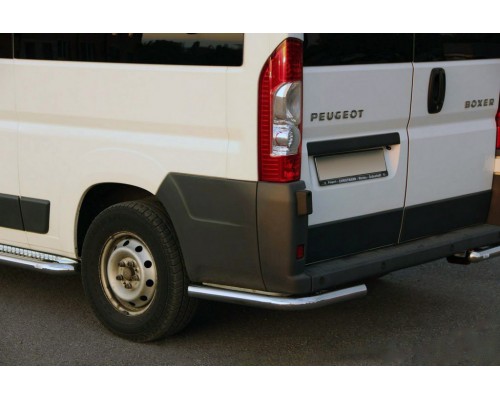 Задні куточки AK003 (2 шт, нерж) для Citroen Jumper 2007+ та 2014+