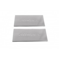 Накладки на внутренние пороги Carmos (2 шт, нерж) для Citroen Jumper 2007+ и 2014+