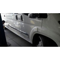 Боковые пороги под покраску (Meliset) для Citroen Jumper 2007↗ и 2014↗ гг.