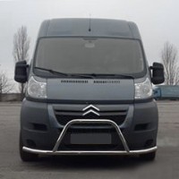 Передня дуга ST019 (нерж.) для Citroen Jumper 2007+ та 2014+