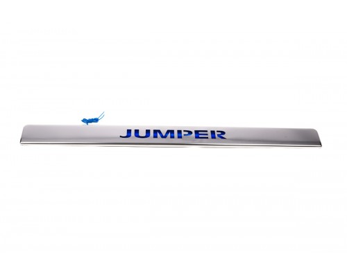 Хром планка над номером LED-синий (нерж.) для Citroen Jumper 2007+ и 2014+ - 51858-11