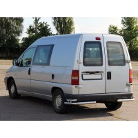 Задні подвійні куточки AK003-double (нерж) для Citroen Jumpy 1996-2007