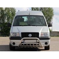 Кенгурятник WT002 (нерж) для Citroen Jumpy 1996-2007
